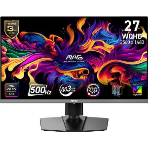 ΟΘΟΝΗ MSI GAMING MAG 272QP QD-OLED X50, FLAT QD-OLED WQHD, 27'' 0,03MS 500HZ 2560X1440 BLACK