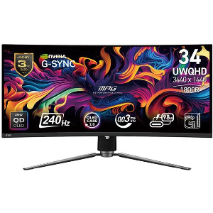 ΟΘΟΝΗ MSI GAMING MPG 341CQPX QD-OLED CURVED QD-OLED UWQHD 34
