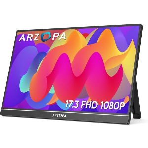 ΟΘOΝΗ ΦΟΡΗΤΗ ARZOPA A1M BLACK 17.3'' 1920X1080