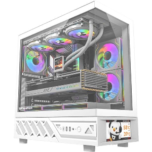 CASE DARKFLASH DS950V ΜΕ ΟΘΟΝΗ (ΛΕΥΚΗ) + 6 ΑΝΕΜΙΣΤΗΡΕΣ
