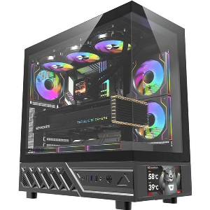 CASE DARKFLASH DS950V ΜΕ ΟΘΟΝΗ (ΜΑΥΡΗ) + 6 ΑΝΕΜΙΣΤΗΡΕΣ
