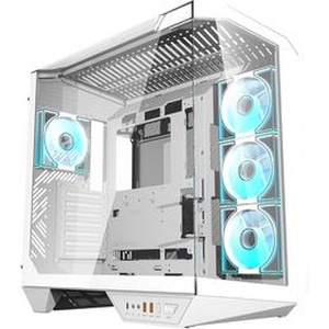 DARKFLASH COMPUTER CASE DY470 4 FANS (WHITE)