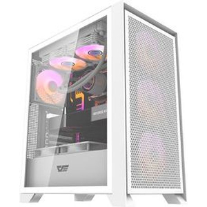 DARKFLASH DRX70 MESH CASE (ΛΕΥΚΗ) + 4 ΑΝΕΜΙΣΤΗΡΕΣ RGB