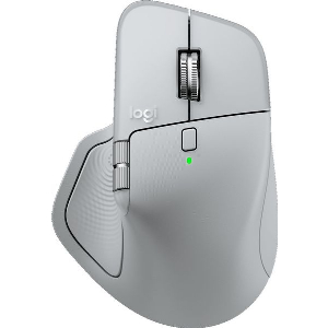 LOGITECH 910-007562 MX MASTER 4 HIGH PERF WIRELESS BLUETOOTH MOUSE WITH HAPTIC FEEDBACK PALE GRAY
