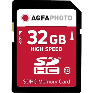 AGFAPHOTO HIGH SPEED 32GB SDHC CARD CLASS 10 UHS I U1 V10