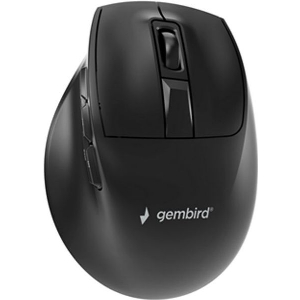 GEMBIRD TRIPLE-MODE 9-BUTTON WIRELESS ERGONOMIC MOUSE BLACK MUSW3-9B-01