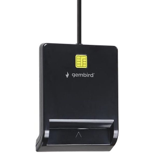 GEMBIRD USB PROFFESSIONAL SMART CARD READER BLACK FD2-SCR