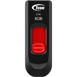 TEAMGROUP TC1418GR01 C141 8GB USB 2.0 FLASH DRIVE RED