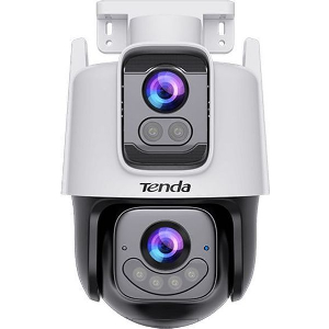 TENDA 6MP DUAL LENS LINKAGE OUTDOOR WIFI PAN/TILT CAMERA RH9-WCA