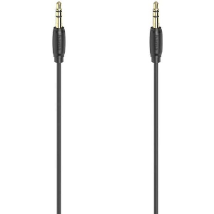 HAMA ΚΑΛΩΔΙΟ 3.5MM MALE - 3.5MM MALE ΜΑΥΡΟ 1.5M (00205118)