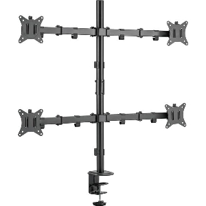SBOX TABLE STAND FOR 4 MONTORS 17'-32' VESA 100X100 MAX LCD-352/4-2