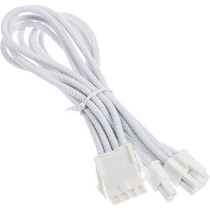 SILVERSTONE ΚΑΛΩΔΙΟ ΡΕΥΜΑΤΟΣ 8-PIN PCIE 6+2 PIN PCIE 30CM ΛΕΥΚΟ SST-PP07E-PCI8W-V2