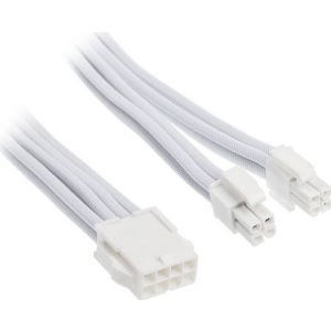 SILVERSTONE ΚΑΛΩΔΙΟ ΡΕΥΜΑΤΟΣ EPS12V 8PIN (4+4) ΛΕΥΚΟ SST-PP07E-EPS8W-V2