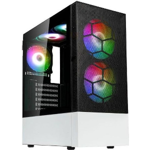 CASE KOLINK OBSERVATORY MX MESH ARGB MIDI TOWER BLACK/WHITE WITH 5 ARGB FANS - 2X140MM & 3X120MM