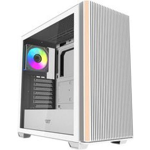 DARKFLASH DS900WS COMPUTER CASE (WHITE) + 4 ARGB FANS