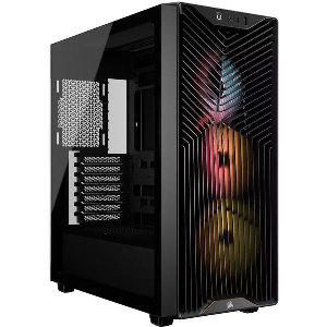CASE CORSAIR 3200D RS ARGB MID-TOWER TEMPERED GLASS BLACK