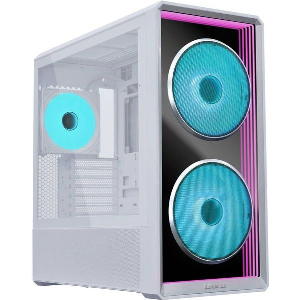 CASE LIAN LI LANCOOL 217 INF RGB TEMPERED GLASS, WHITE