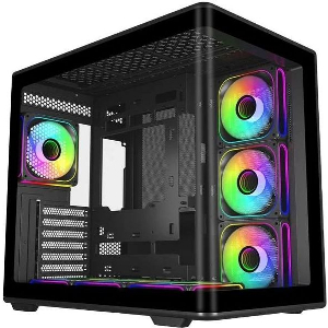 CASE COOLER MASTER ELITE 600 TEMPERED GLASS ATX 7X120MM ARGB FANS BLACK