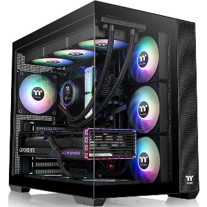 CASE THERMALTAKE VIEW 380 TEMPERED GLASS ARGB MID TOWER BLACK