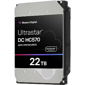 HDD WESTERN DIGITAL ULTRASTAR DC HC570 22TB 7200RPM 512CACHE DATA CENTER 3.5'' SAS 12GB/S 0F48052