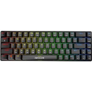 ΜΗΧΑΝΙΚΟ ΠΛΗΚΤΡΟΛΟΓΙΟ FIFINE GK1 ,65% RGB (ΜΑΥΡΟ)