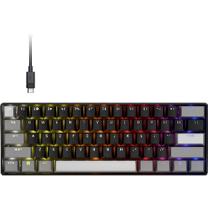 ΠΛΗΚΤΡΟΛΟΓΙΟ CORSAIR CLIPPER PRO MINI 60% GAMING TKL MGX HYPERDRIVE MAGNETIC SWITCHES PBT BLACK