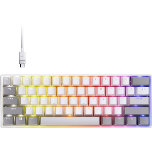 ΠΛΗΚΤΡΟΛΟΓΙΟ CORSAIR CLIPPER PRO MINI 60% GAMING TKL MGX HYPERDRIVE MAGNETIC SWITCHES PBT WHITE
