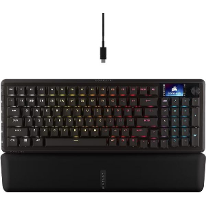 ΠΛΗΚΤΡΟΛΟΓΙΟ CORSAIR VANGUARD 96 LCD WIRELESS MECHANICAL GAMING RGB MLX PLASMA PBT