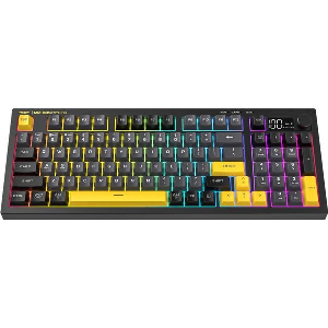 ARMAGGEDDON TRI-MODE CONNECTIVITY GAMING KEYBOARD MM-98S MIMETIQ YELLOW JACKET MM-98S-YJ
