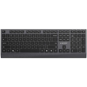 GEMBIRD SLIM WIRED MULTIMEDIA KEYBOARD WITH TYPE-C ADAPTER US LAYOUT BLACK KB-MCH-06