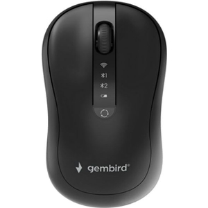 GEMBIRD DUAL-MODE 4-BUTTON WIRELESS MOUSE BLACK MUSW2-4B-01