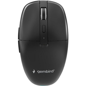 GEMBIRD DUAL-MODE 6-BUTTON WIRELESS MOUSE BLACK MUSW2-6B-01