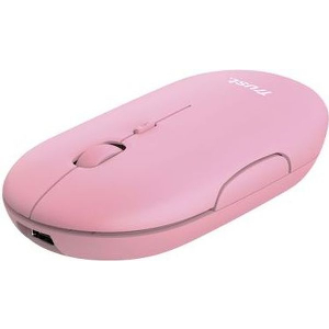 TRUST PUCK WIRELESS RECHARGABLE MOUSE PINK