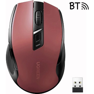 UGREEN MU006 4000DPI WIRELESS MOUSE RED
