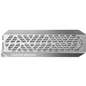 COOLER MASTER ORACLE AIR M.2 NVME USB-C 3.1 GEN 2 EXTERNAL SSD ENCLOSURE ALUMINUM SILVER