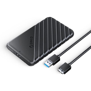ENCLOSURE HDD / SSD ORICO 25PW1-U3 FOR SATA 2.5INCH MICROUSB 3.0 BLACK