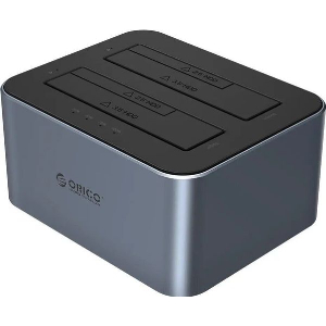 ORICO DOCKING STATION HDD / SSD 6626C3-C-V1 2-DRIVE FOR SATA 2.5INCH / 3.5INCH. GREY