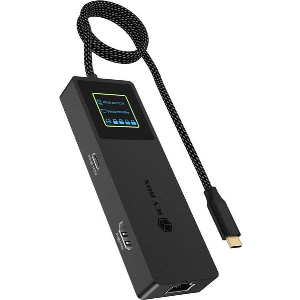 ICY BOX USB-C DOCKING STATION WITH HDMI PD ETHERNET BLACK IB-DK4038-LCD