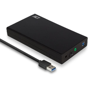 ACT AC1405 ENCLOSURE /HDD-RACK/ 3.5' SATA USB 3.1 GEN1 (USB 3.0) BLACK