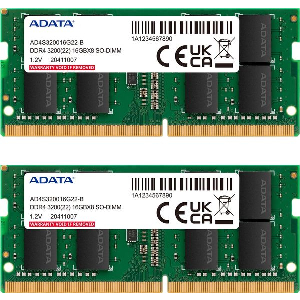 RAM ADATA PREMIER 16GB (2X8GB) SO-DIMM DDR4 3200MHZ CL22 DUAL KIT AD4S32008G22-DTGN