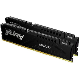 RAM KINGSTON FURY BEAST BLACK 64GB (2X32GB) DDR5 6000MT/S CL36 INTEL/AMD DUAL KIT KF560C36BBE2K2-64