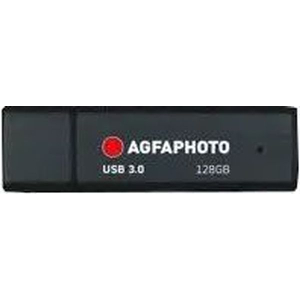 AGFAPHOTO 128GB USB 3.0 FLASH DRIVE BLACK