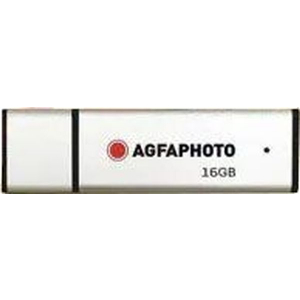 AGFAPHOTO 16GB USB 2.0 FLASH DRIVE SILVER
