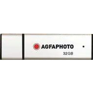 AGFAPHOTO 32GB USB 2.0 FLASH DRIVE SILVER
