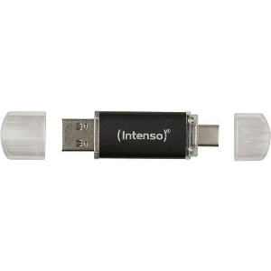 INTENSO 3533480 TWIST LINE 32GB USB 3.2 DUAL TYPE-A/TYPE-C FLASH DRIVE ALUMINIUM ATHRACITE