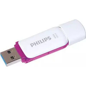 PHILIPS SNOW EDITION 64GB USB 3.0 FLASH DRIVE MAGIC PURPLE FM64FD75B/00