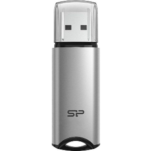 SILICON POWER MARVEL M02 64GB USB 3.2 FLASH DRIVE SILVER SP064GBUF3M02V1S