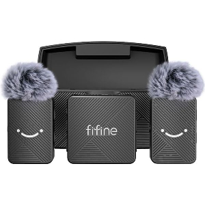 ΣΕΤ ΜΙΚΡΟΦΩΝΟΥ ΓΡΑΒΑΤΑΣ FIFINE M9 (ΜΑΥΡΟ)