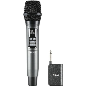AKAI AMW-250BT ΑΣΥΡΜΑΤΟ ΜΙΚΡΟΦΩΝΟ ΧΕΙΡΟΣ ΜΕ ΔΕΚΤΗ 2.4GHZ ΑΣΗΜΙ/ΜΑΥΡΟ