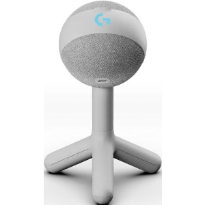 LOGITECH G YETI ORB CONDENSER USB GAMING MICROPHONE WITH LIGHTSYNC WHITE RGB 988-000558
